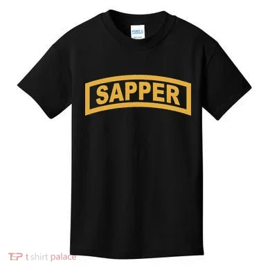 Sapper Tab Combat Engineer Kids T-Shirt