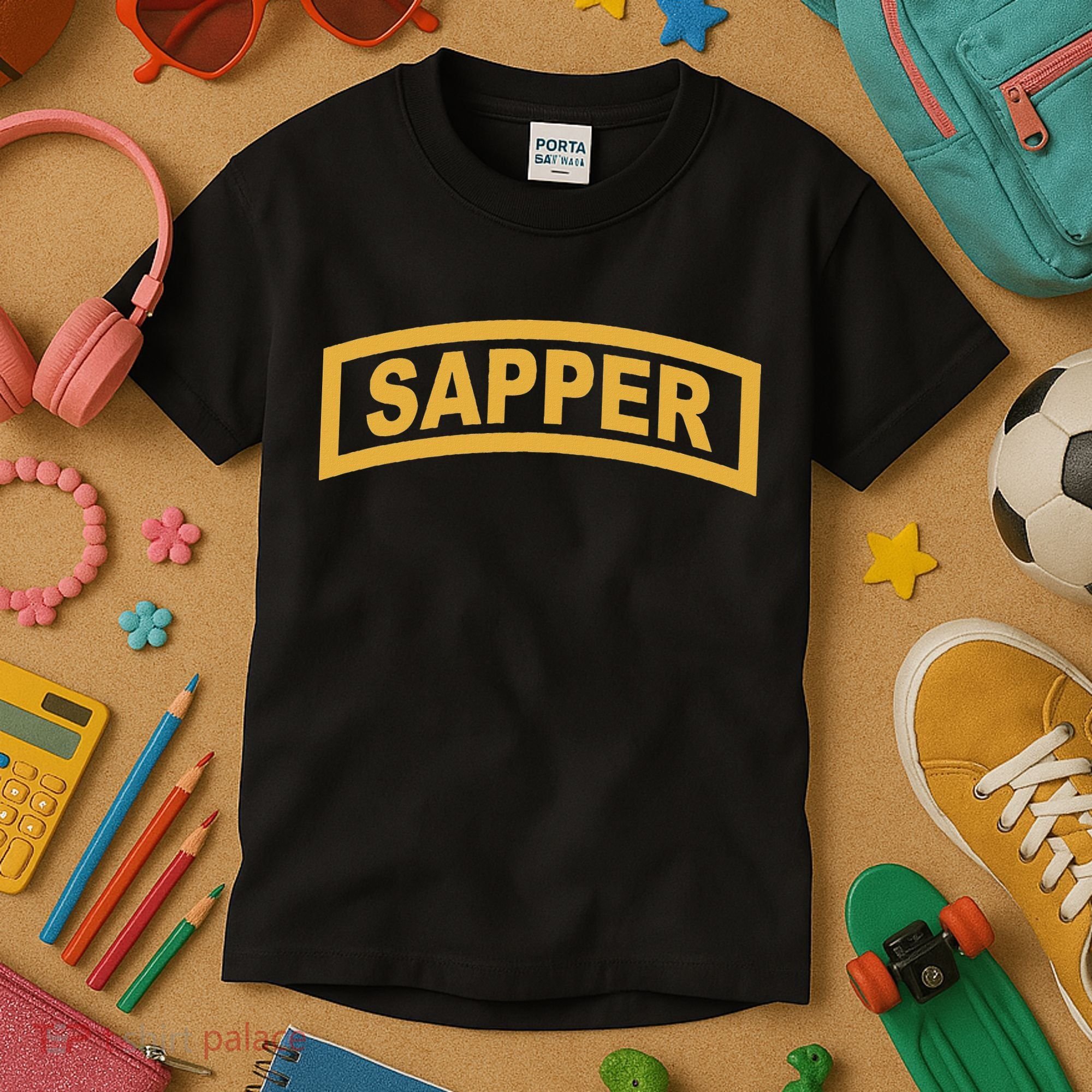 Sapper Tab Combat Engineer Kids T-Shirt