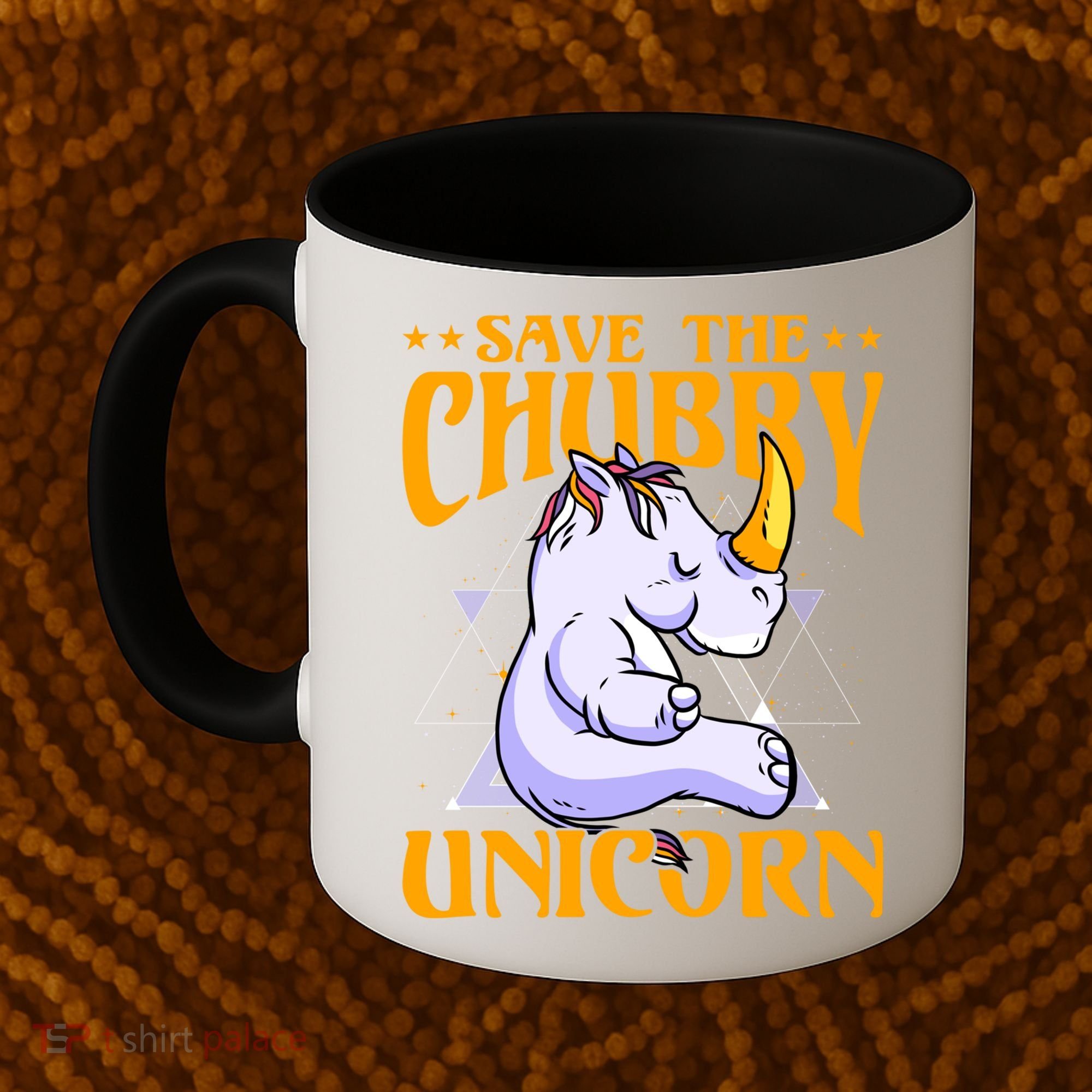 Save The Chubby Unicorn Gift Coffee Mug