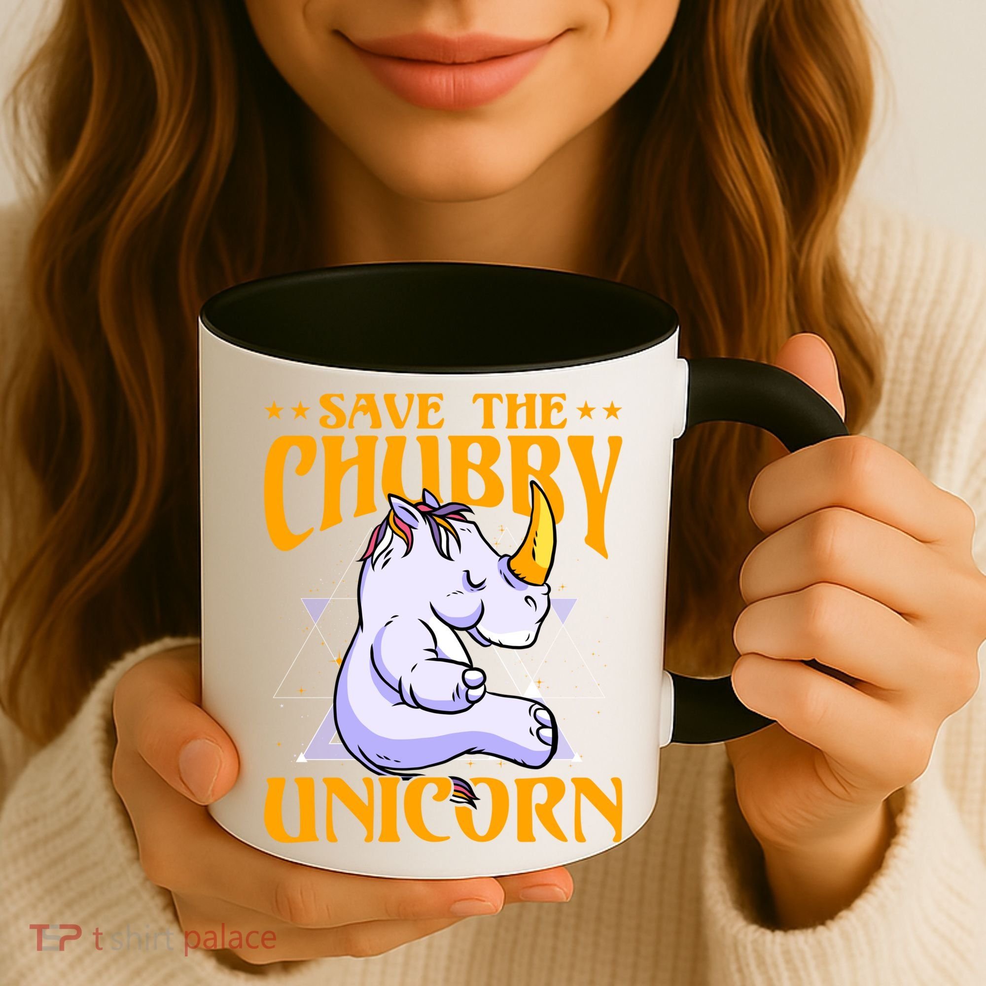 Save The Chubby Unicorn Gift Coffee Mug