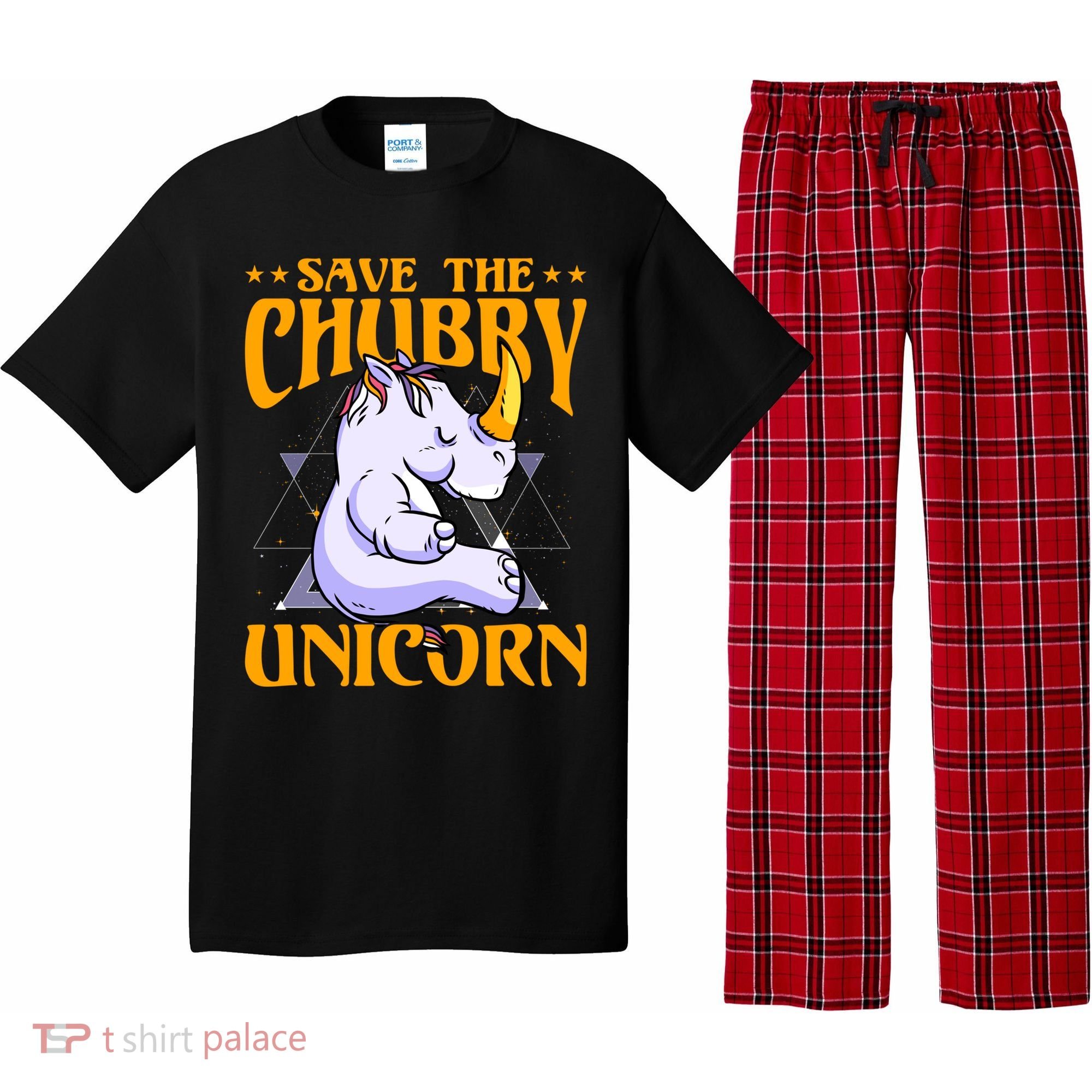 Save The Chubby Unicorn Gift Pajama Set
