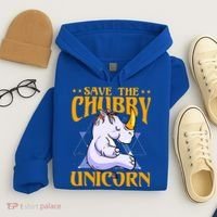 Save The Chubby Unicorn Gift Hoodie thumb 4