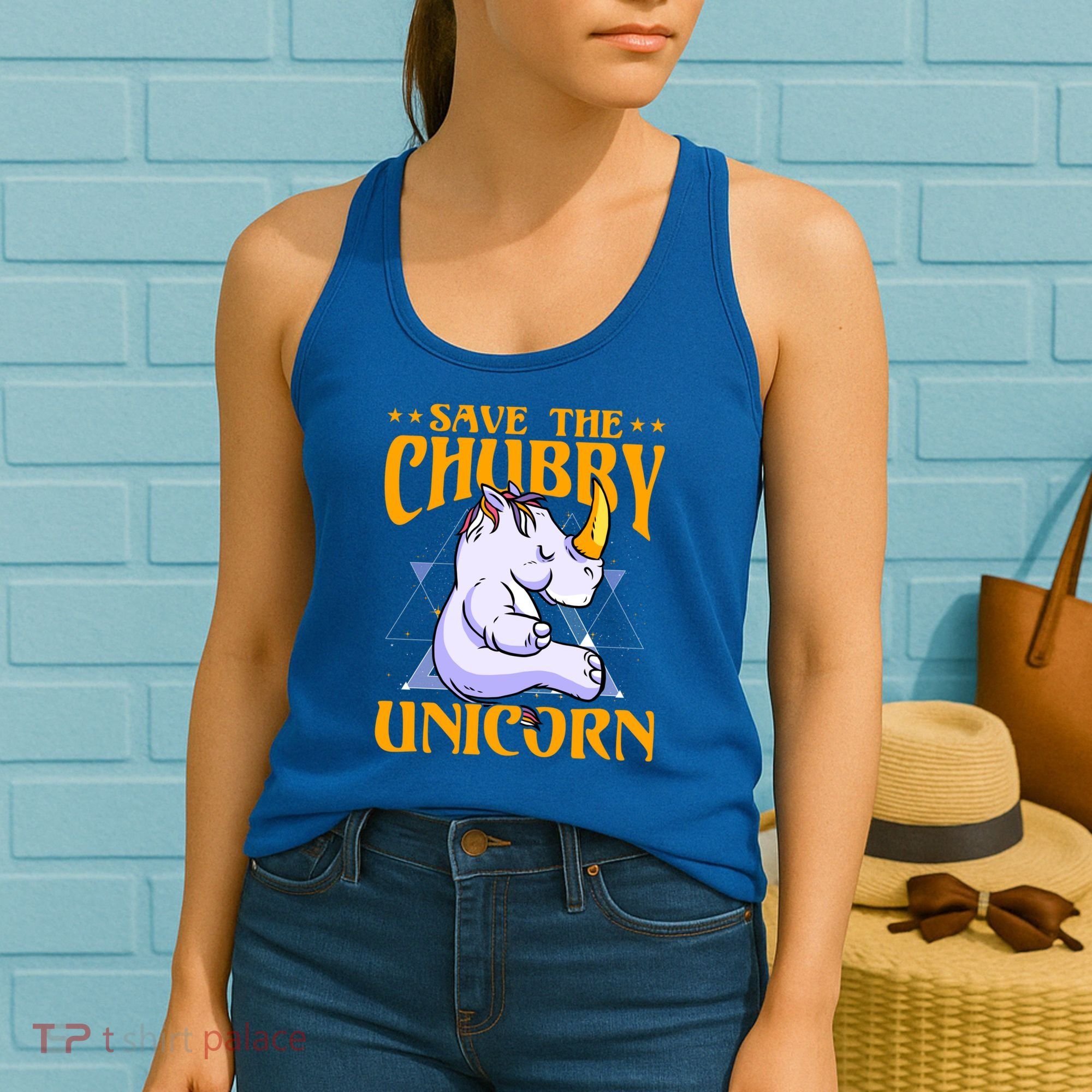 Save The Chubby Unicorn Gift Women's Tank Top