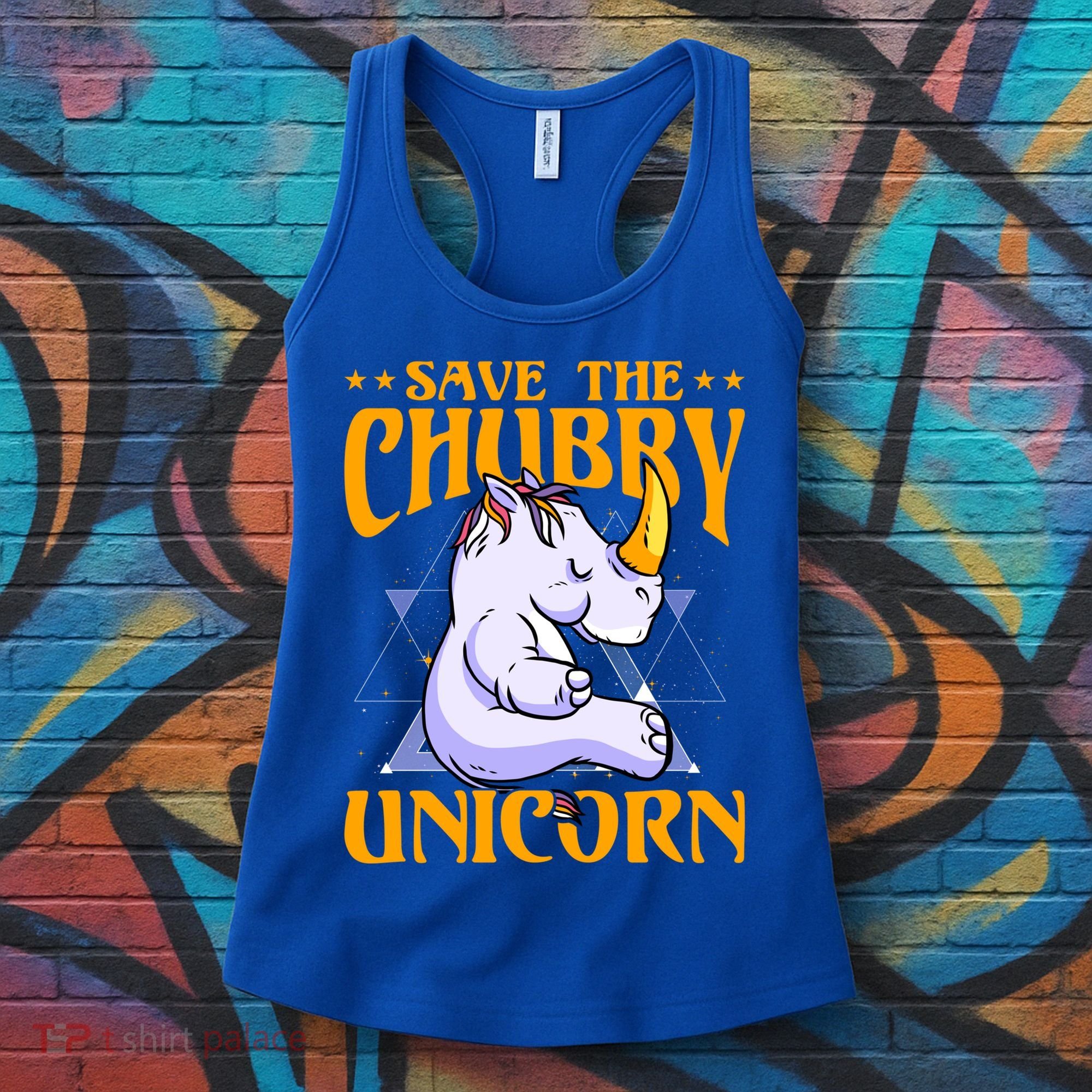 Save The Chubby Unicorn Gift Women's Tank Top