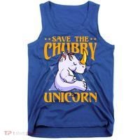 Save The Chubby Unicorn Gift Tank Top thumb 0