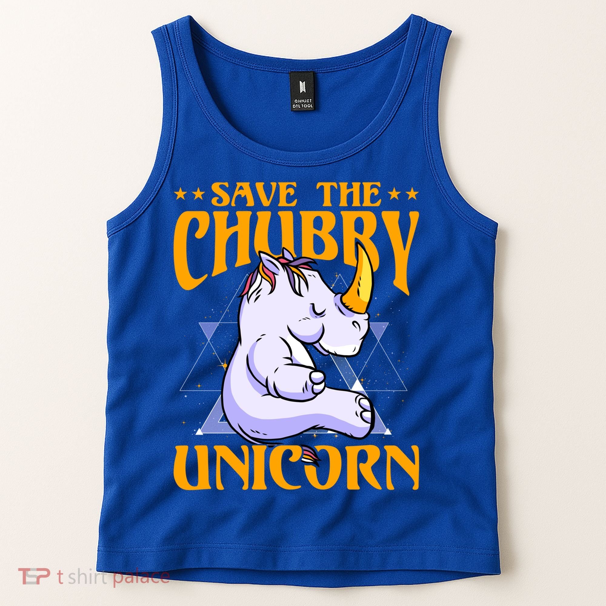 Save The Chubby Unicorn Gift Tank Top