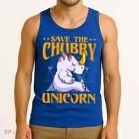 Save The Chubby Unicorn Gift Tank Top thumb 3