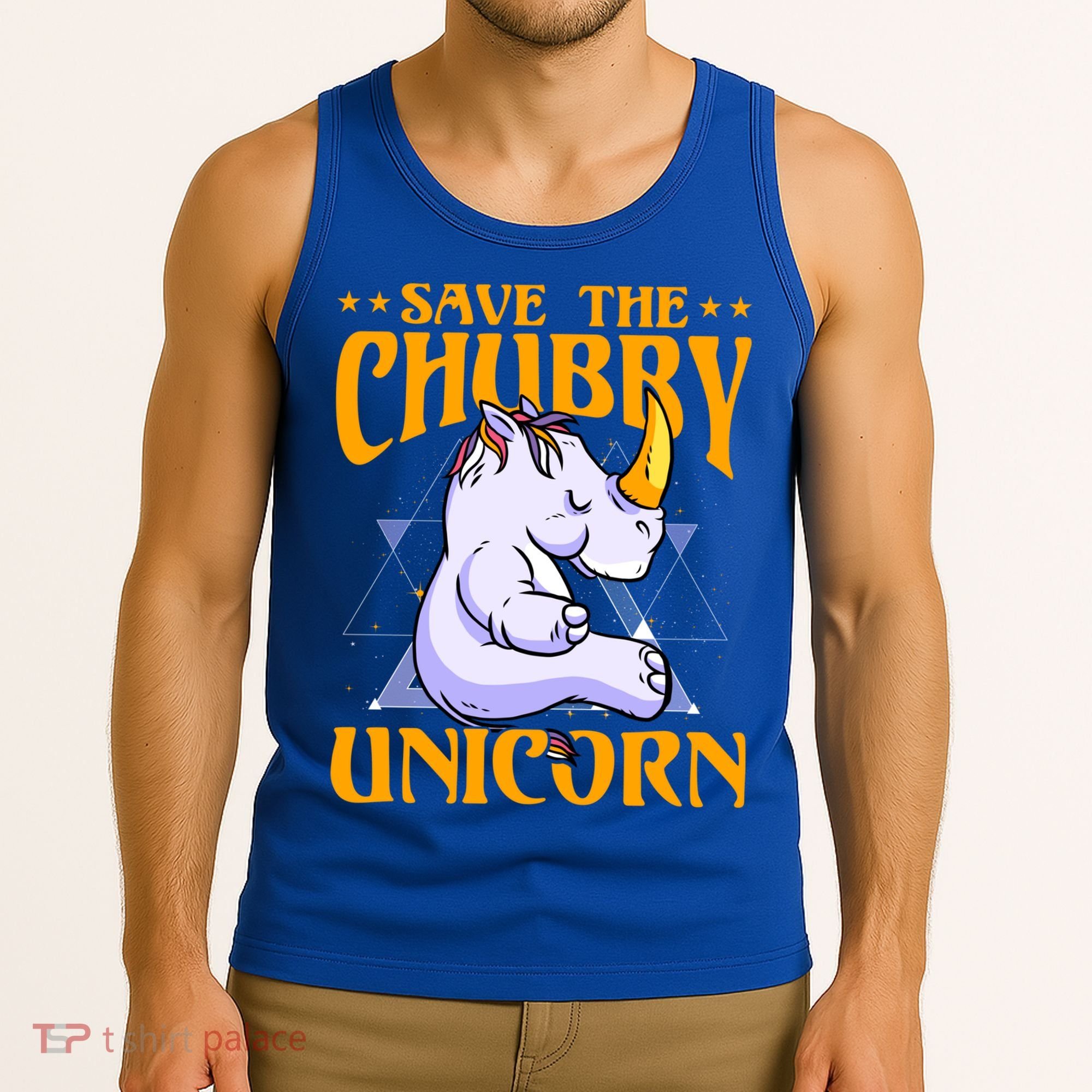 Save The Chubby Unicorn Gift Tank Top