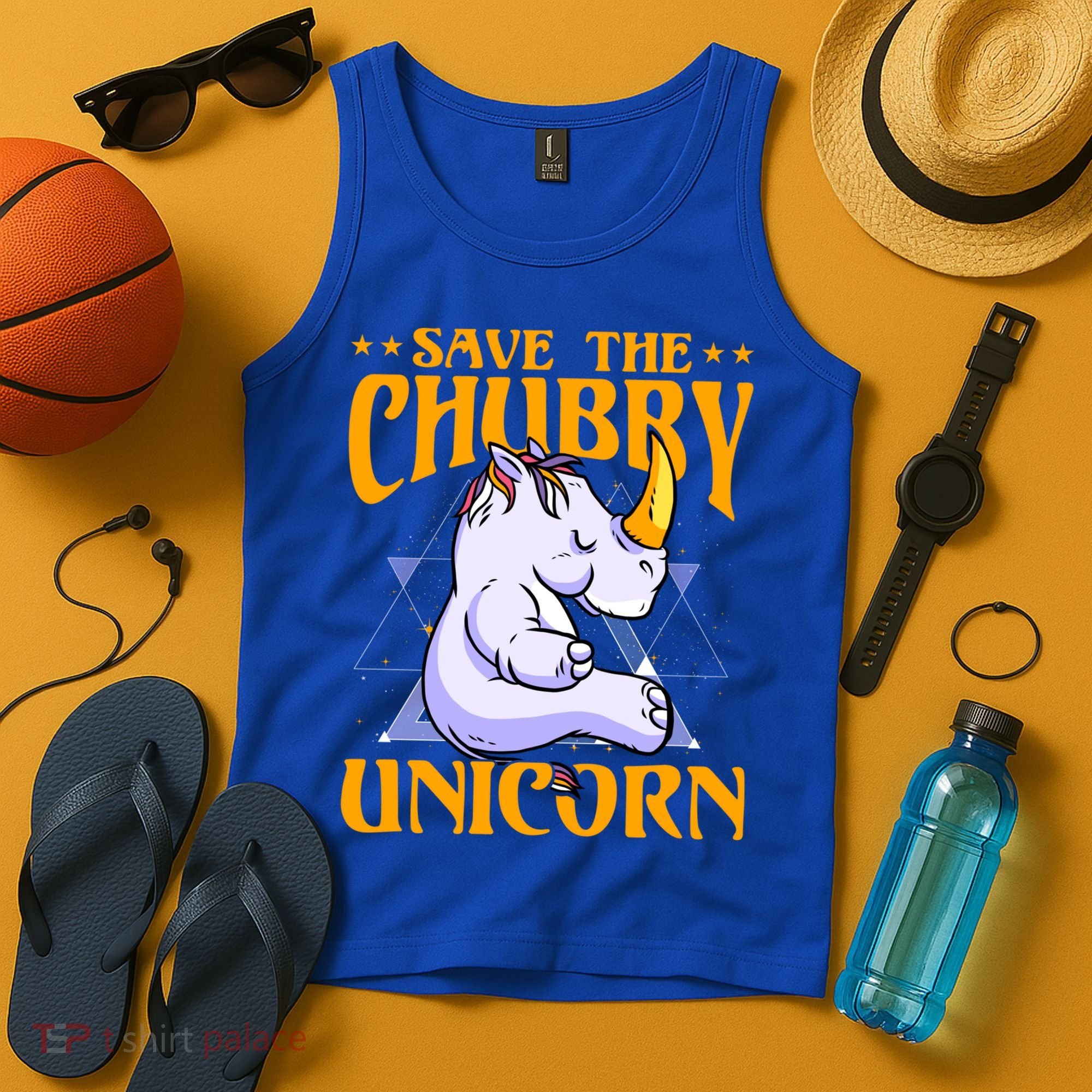 Save The Chubby Unicorn Gift Tank Top