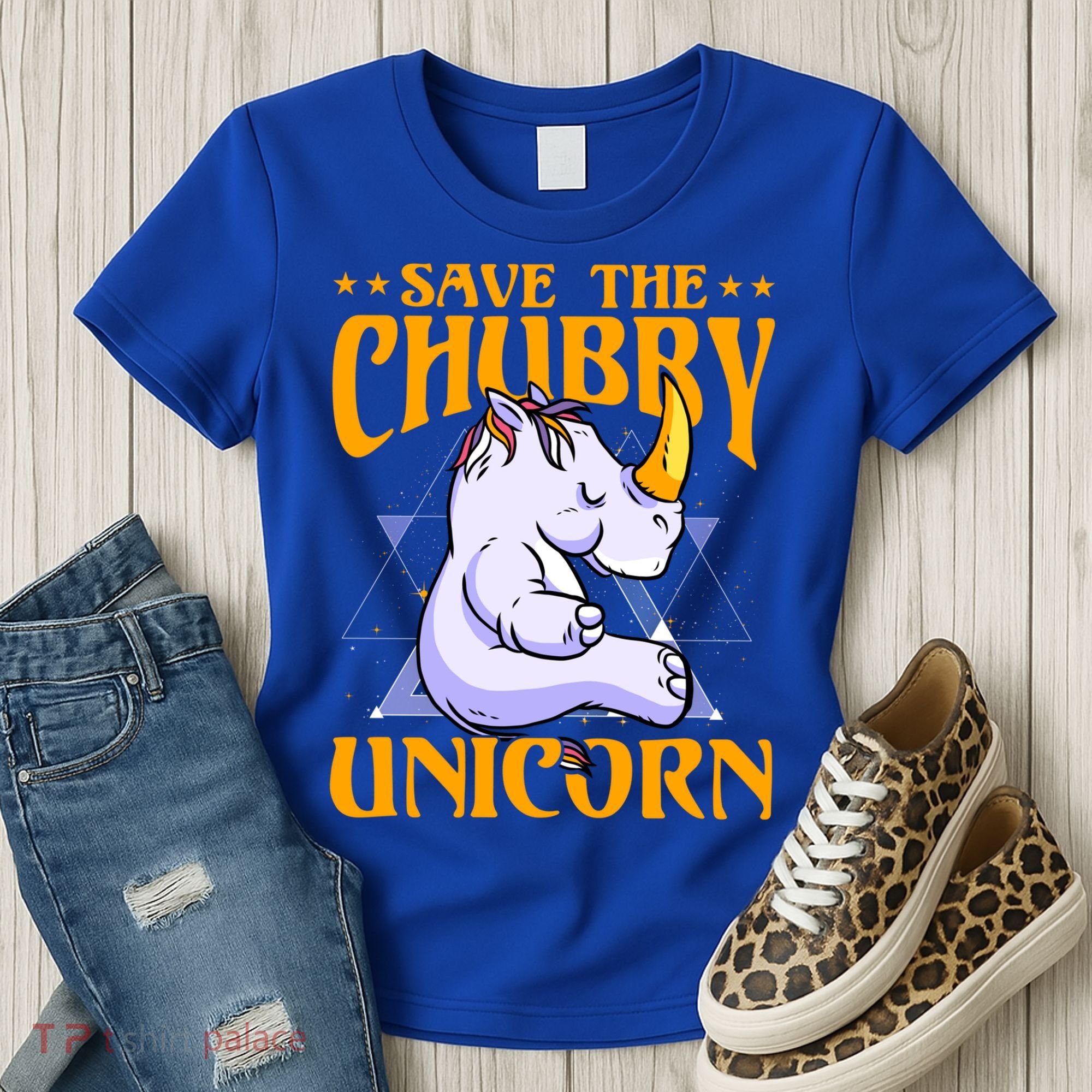 Save The Chubby Unicorn Gift Women's T-Shirt