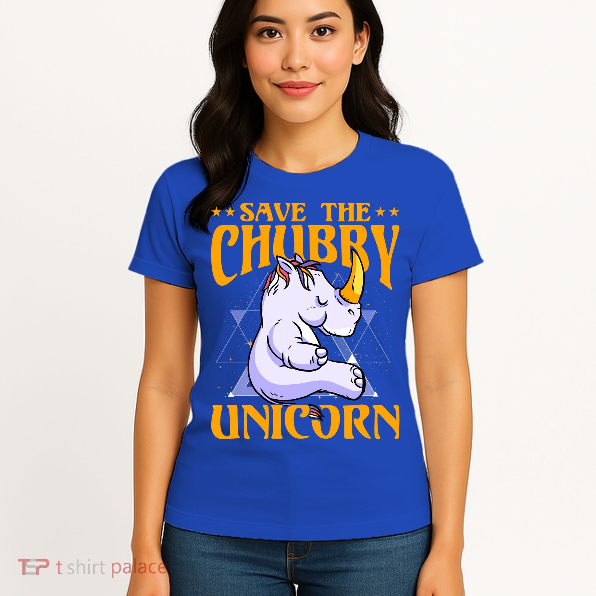 Save The Chubby Unicorn Gift Women's T-Shirt