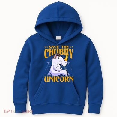 Save The Chubby Unicorn Gift Kids Hoodie