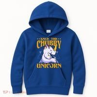 Save The Chubby Unicorn Gift Kids Hoodie thumb 0