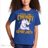 Save The Chubby Unicorn Gift Kids T-Shirt thumb 2