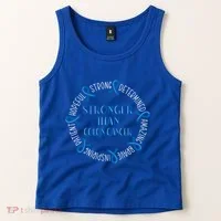 Stronger Than Colon Cancer Gift Tank Top thumb 2