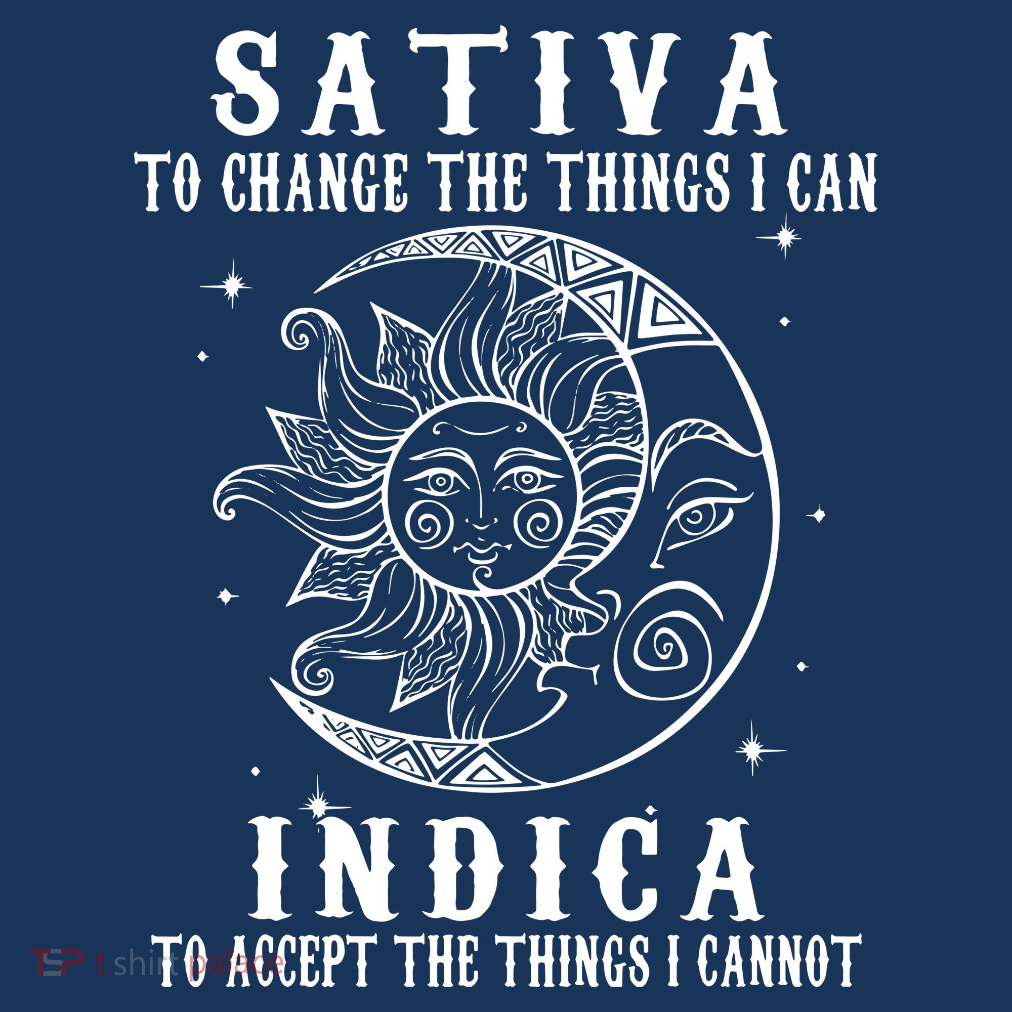 Sativa To Change The Things I Can Indica, Cannabis Weed Beanie