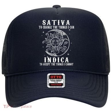 Sativa To Change The Things I Can Indica, Cannabis Weed Hat