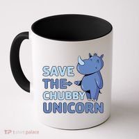 Save The Chubby Unicorn Gift Coffee Mug thumb 0