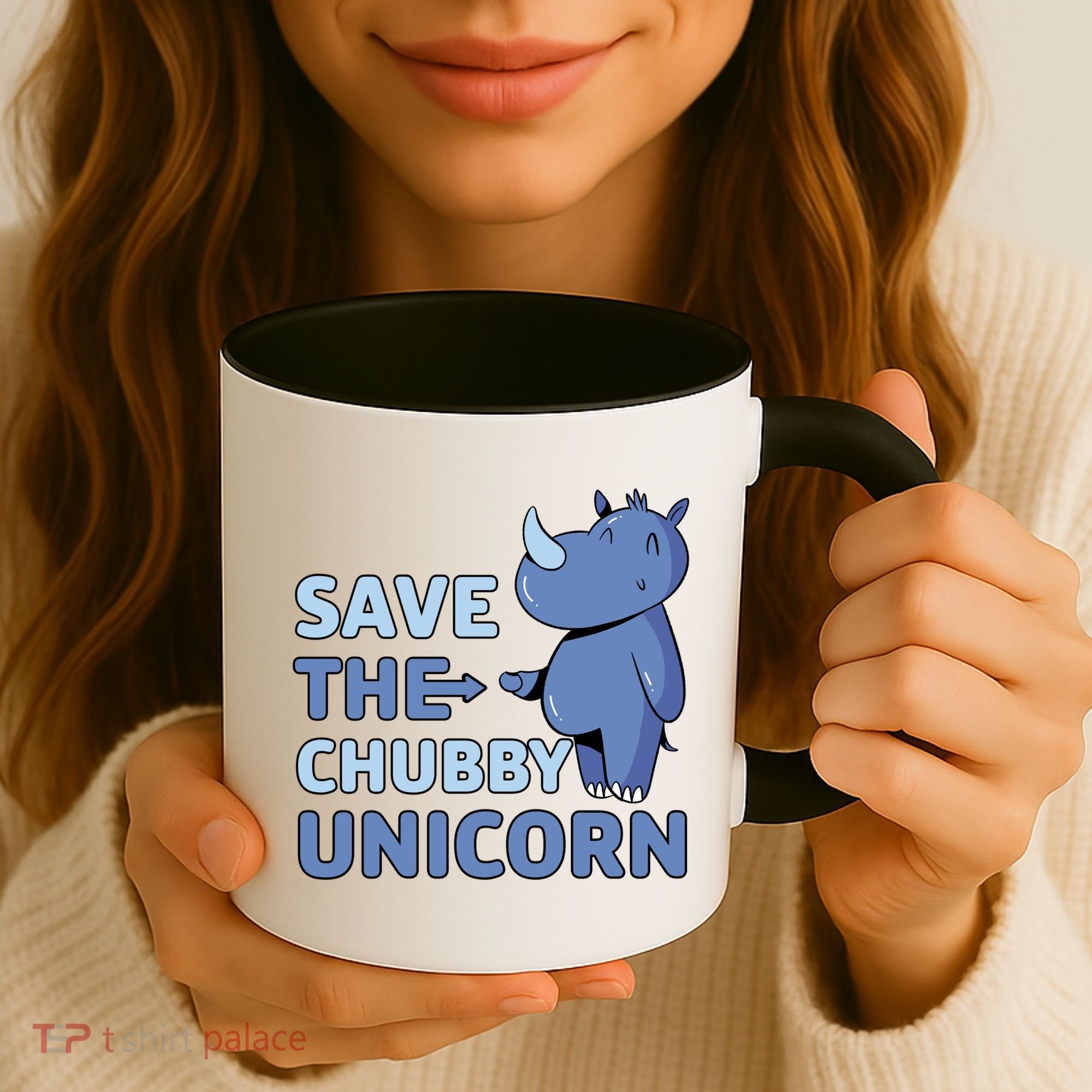 Save The Chubby Unicorn Gift Coffee Mug