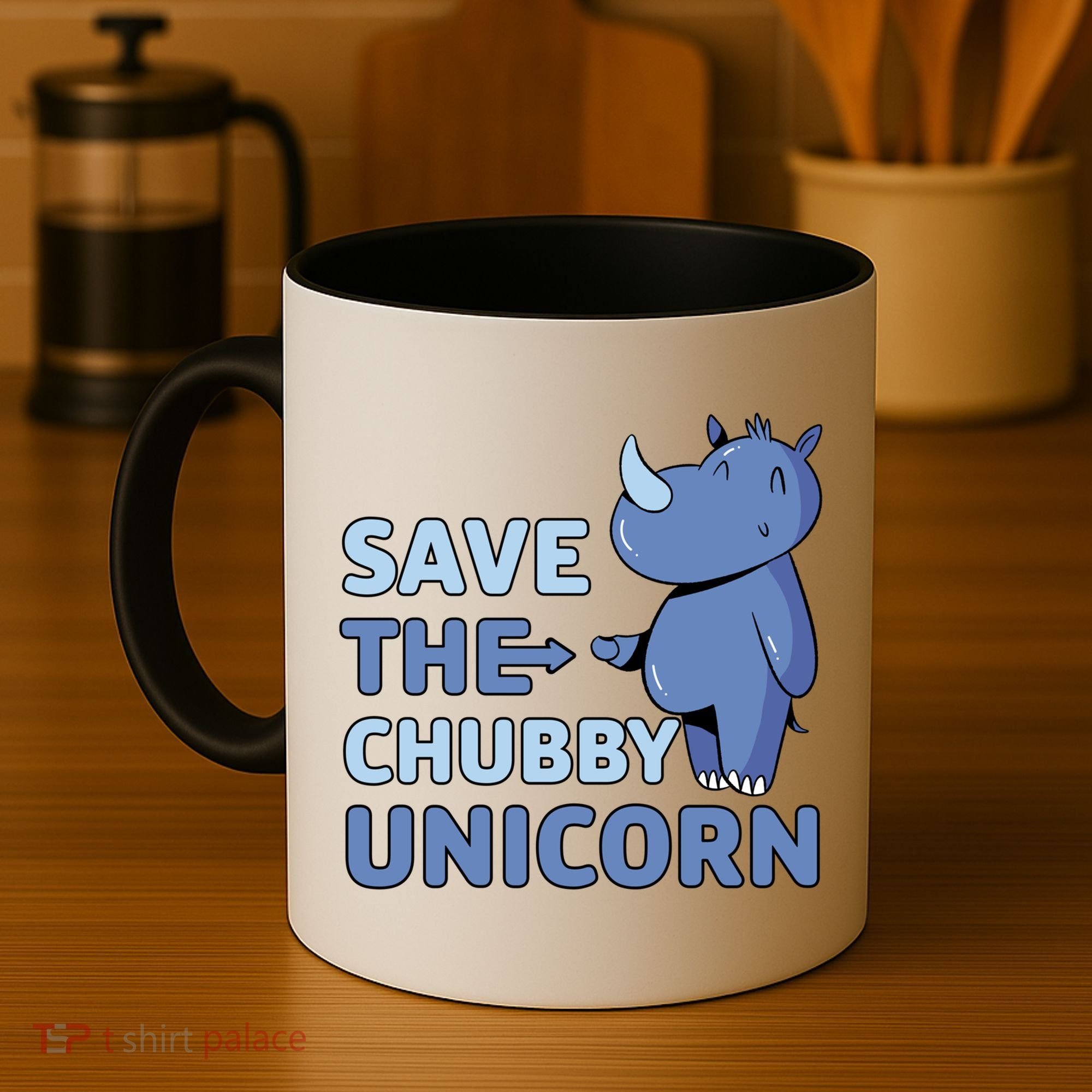 Save The Chubby Unicorn Gift Coffee Mug