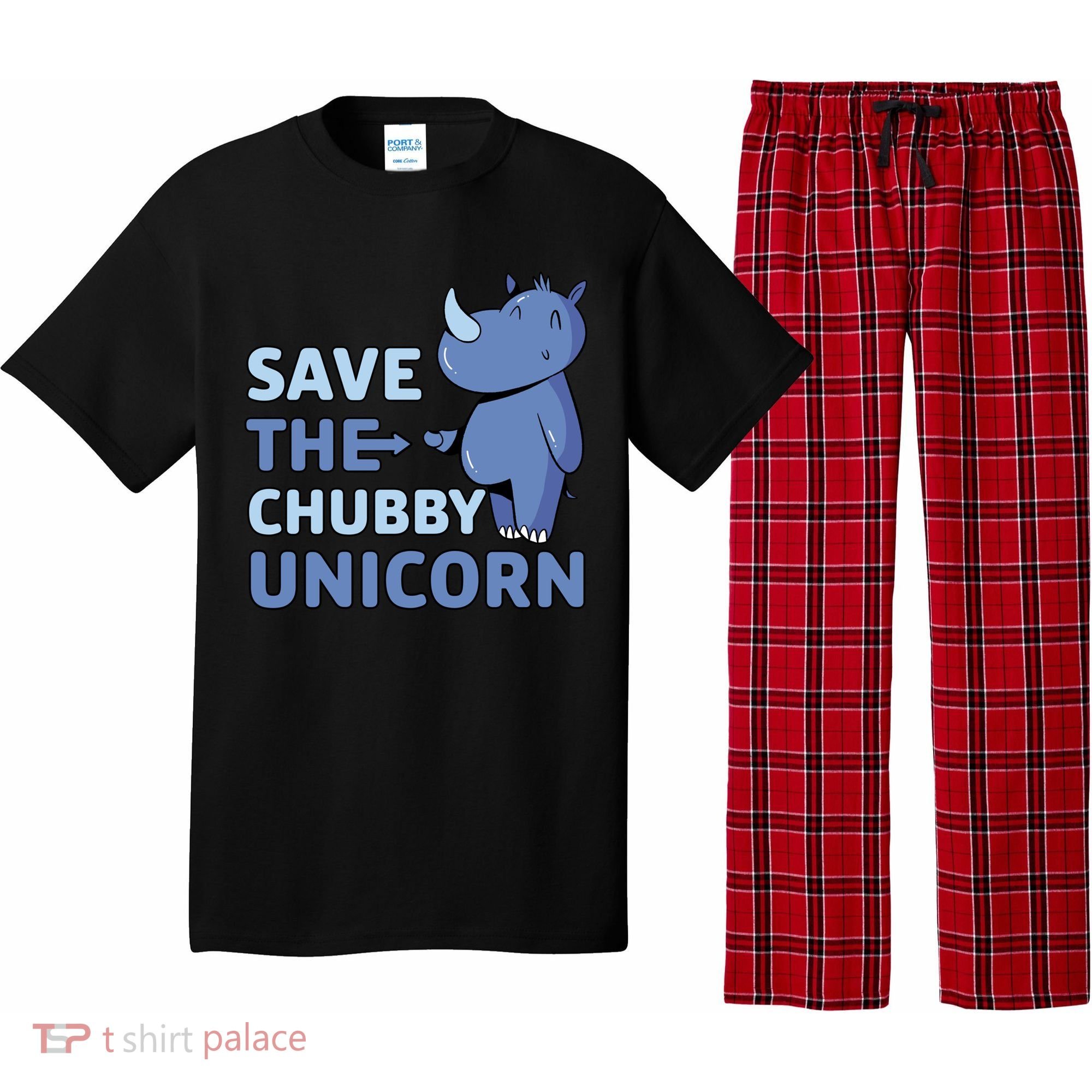 Save The Chubby Unicorn Gift Pajama Set