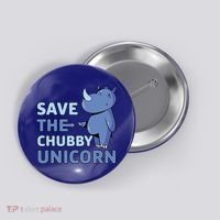 Save The Chubby Unicorn Gift Button thumb 0