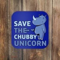 Save The Chubby Unicorn Gift Coaster thumb 0