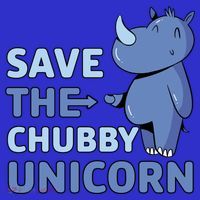 Save The Chubby Unicorn Gift Coaster thumb 2
