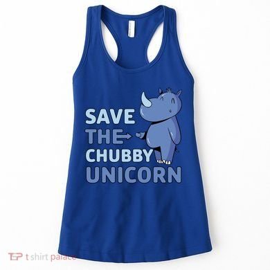 Save The Chubby Unicorn Gift Women's Tank Top