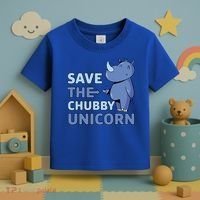 Save The Chubby Unicorn Gift Toddler T-Shirt thumb 3