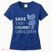 Save The Chubby Unicorn Gift Women's T-Shirt thumb 0