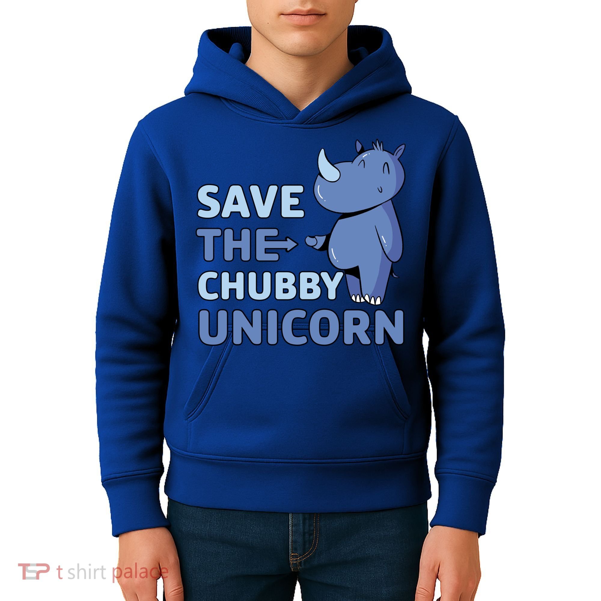 Save The Chubby Unicorn Gift Kids Hoodie