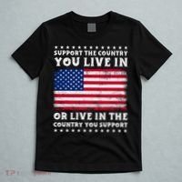 Support The Country You Live In The Country You Support T-Shirt thumb 5