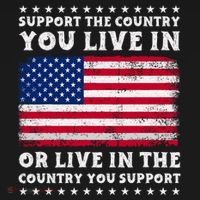 Support The Country You Live In The Country You Support T-Shirt thumb 7