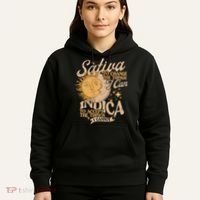 Sativa To Change The Things I Can Indica Positivity Hoodie thumb 5