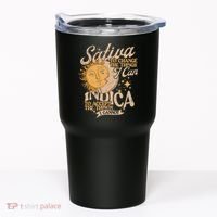 Sativa To Change The Things I Can Indica Positivity Tumbler thumb 0