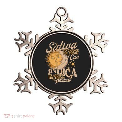 Sativa To Change The Things I Can Indica Positivity Ornament