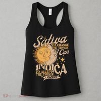 Sativa To Change The Things I Can Indica Positivity Women's Tank Top thumb 3