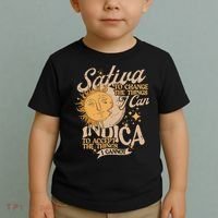 Sativa To Change The Things I Can Indica Positivity Toddler T-Shirt thumb 2