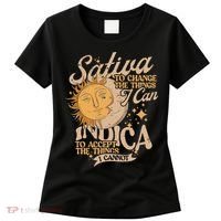 Sativa To Change The Things I Can Indica Positivity Women's T-Shirt thumb 0