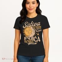 Sativa To Change The Things I Can Indica Positivity Women's T-Shirt thumb 4