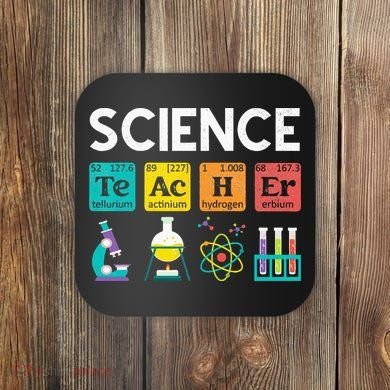 Science Teacher Chemistry Biology Physics Teacher Student Coaster
