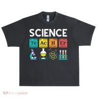 Science Teacher Chemistry Biology Physics Teacher Student Urban Oversized Heavyweight T-Shirt thumb 0