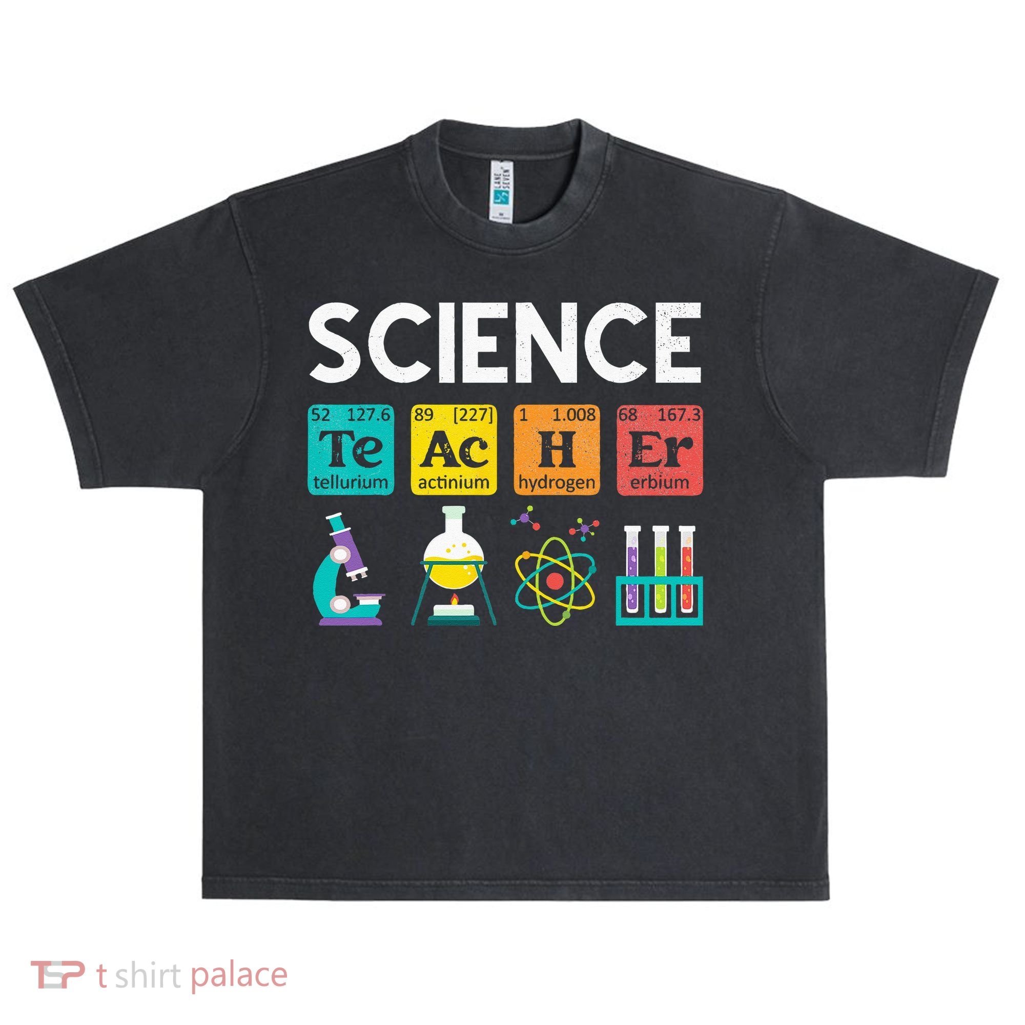 Science Teacher Chemistry Biology Physics Teacher Student Urban Oversized Heavyweight T-Shirt
