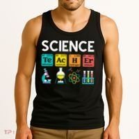 Science Teacher Chemistry Biology Physics Teacher Student Tank Top thumb 3