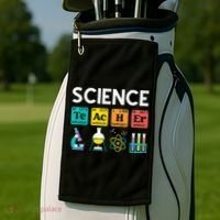 Science Teacher Chemistry Biology Physics Teacher Student Golf Towel thumb 2