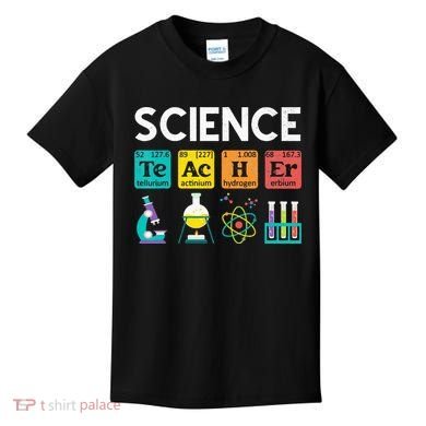 Science Teacher Chemistry Biology Physics Teacher Student Kids T-Shirt