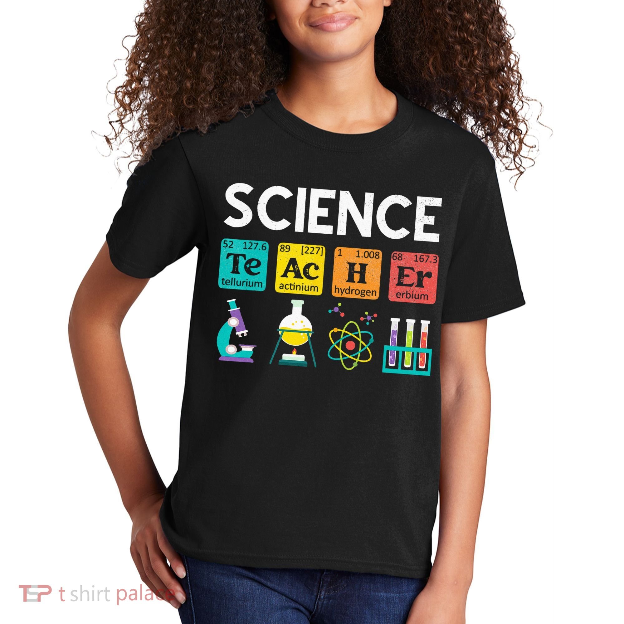 Science Teacher Chemistry Biology Physics Teacher Student Kids T-Shirt