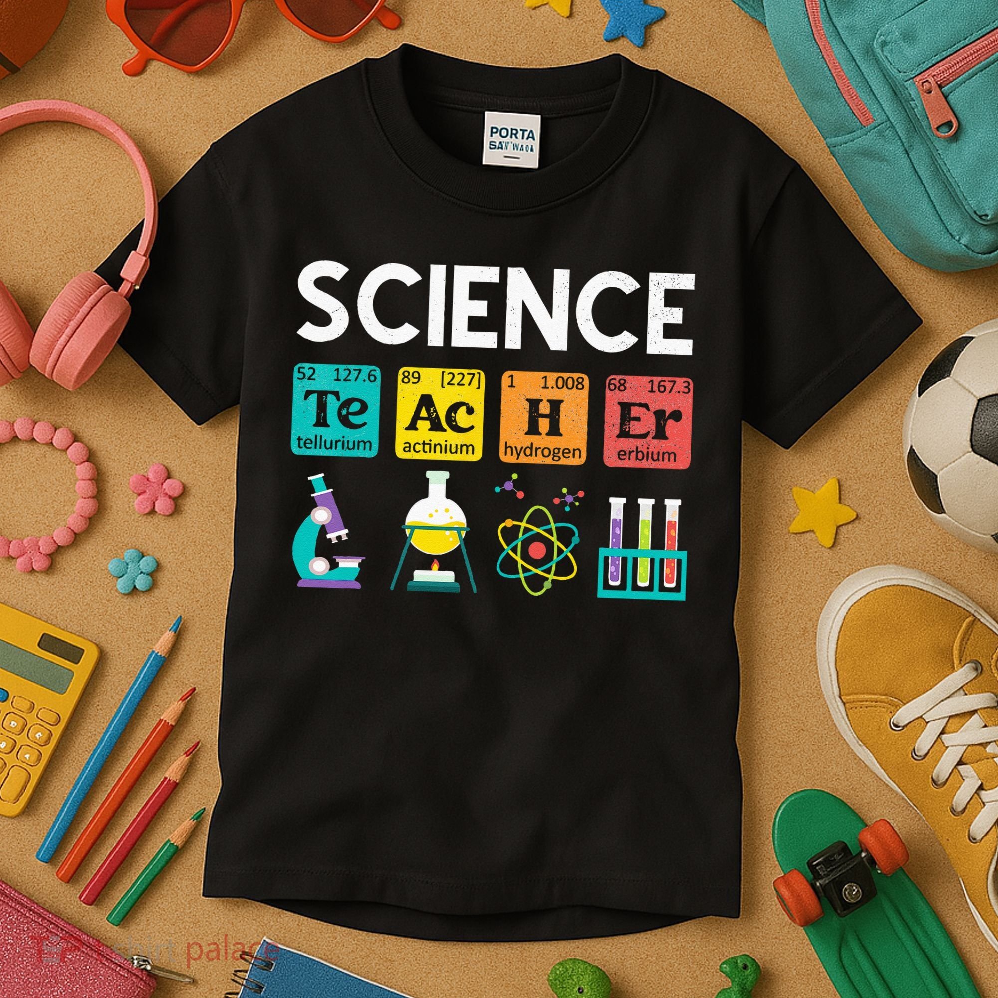 Science Teacher Chemistry Biology Physics Teacher Student Kids T-Shirt