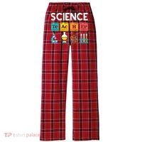 Science Teacher Chemistry Biology Physics Teacher Student Women's Flannel Plaid Pajama Pants thumb 0